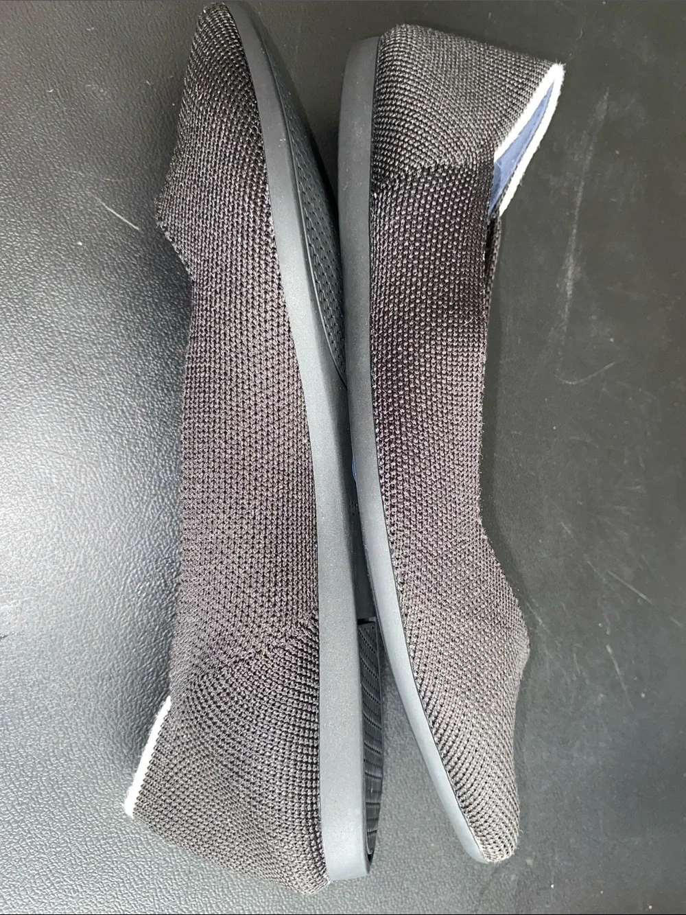 Rothy's •Black • Pointed Toe • Knit Flats • Size 6
